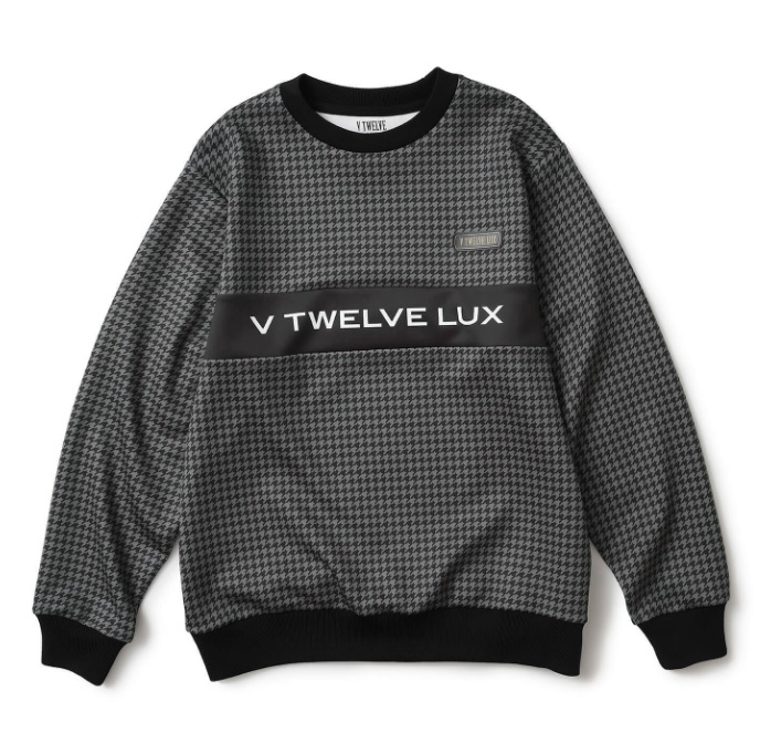 V12】VLX2420-SW01LX TOOTH CREW/L/BLACK