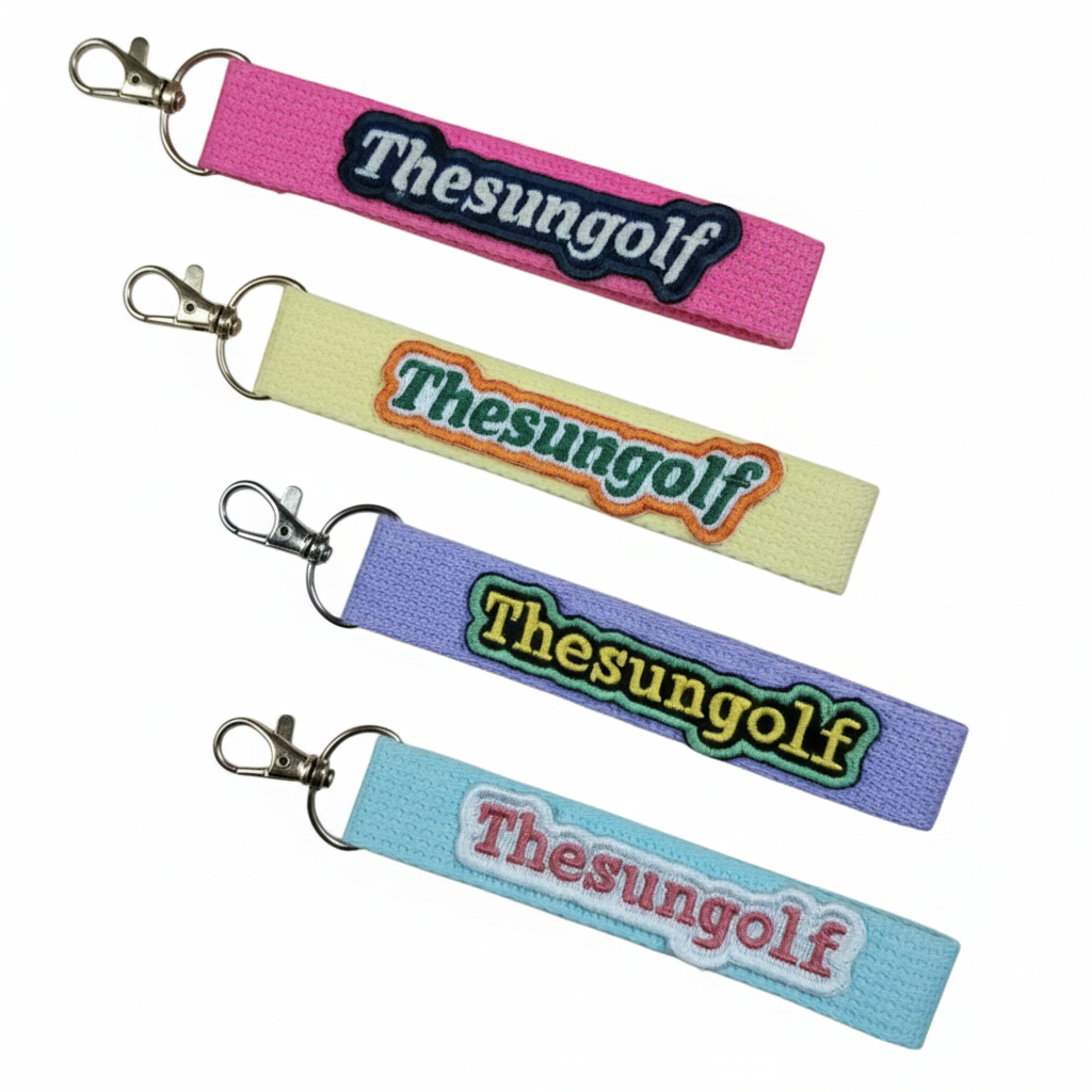 刺繍EC】ネームタグ（ナスカンキーホルダータイプ）