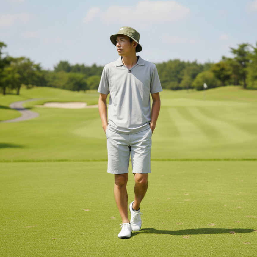 THESUNGOLF】PSSUNB2506/ショートPT/M/GY