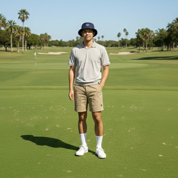 THESUNGOLF】PSSUNB2508/ショートPT（ルーズ）/S/BEI