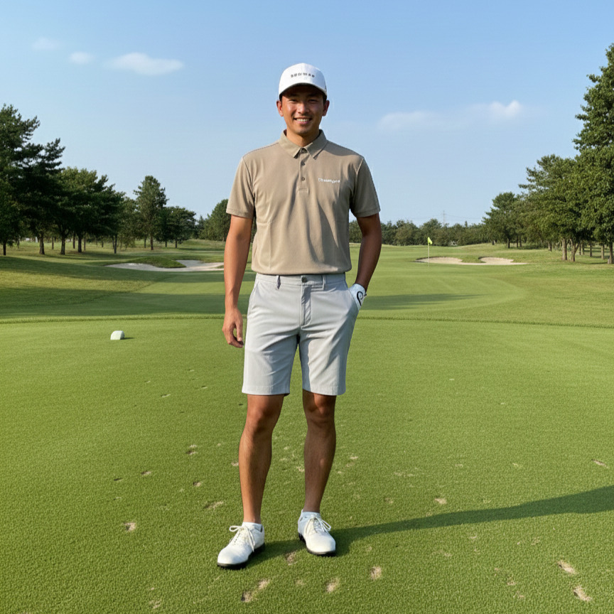 THESUNGOLF】SG-25PL08/POLO/XL/BEI