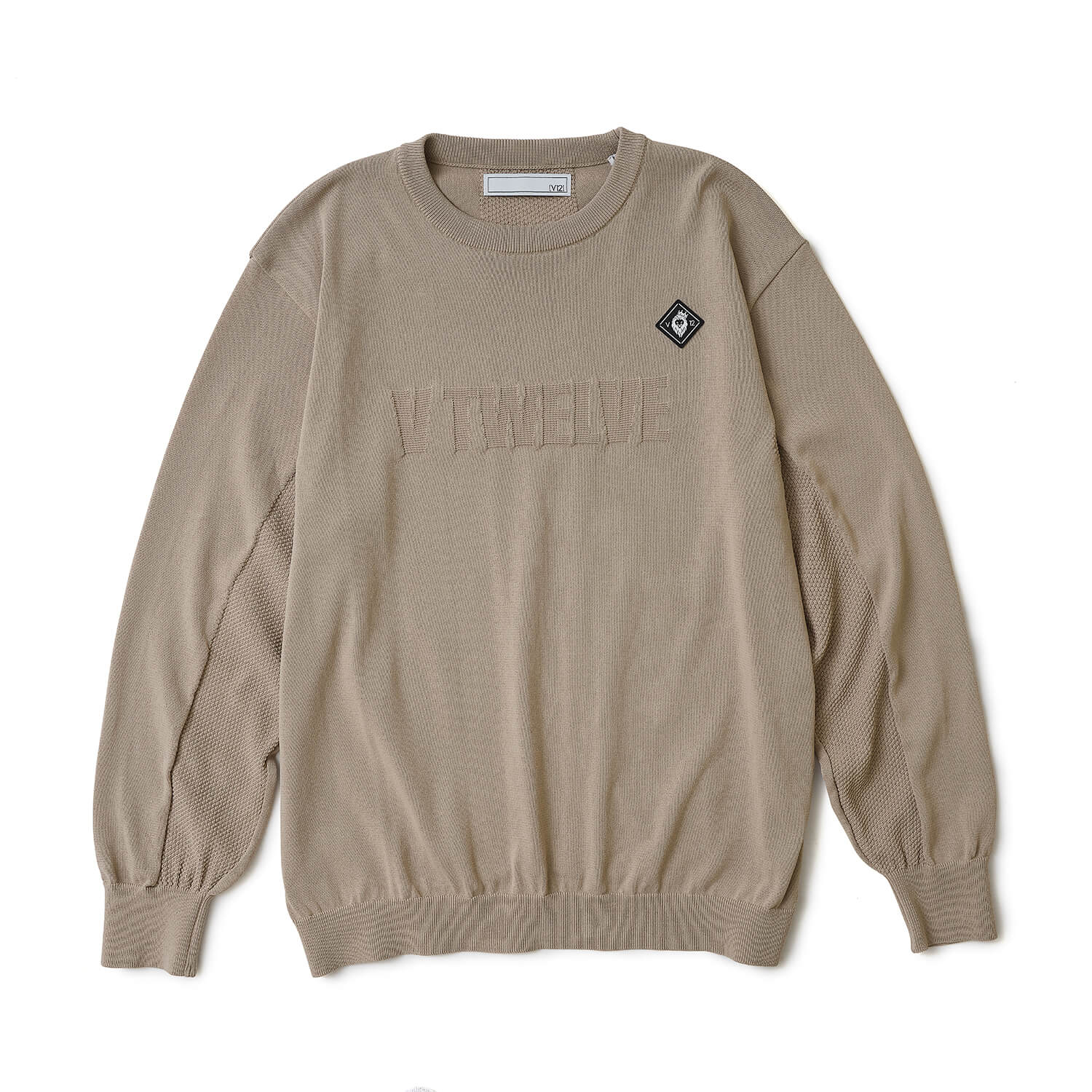 V12】V122510-KN01/DIMENSION KNIT/BEI/XL