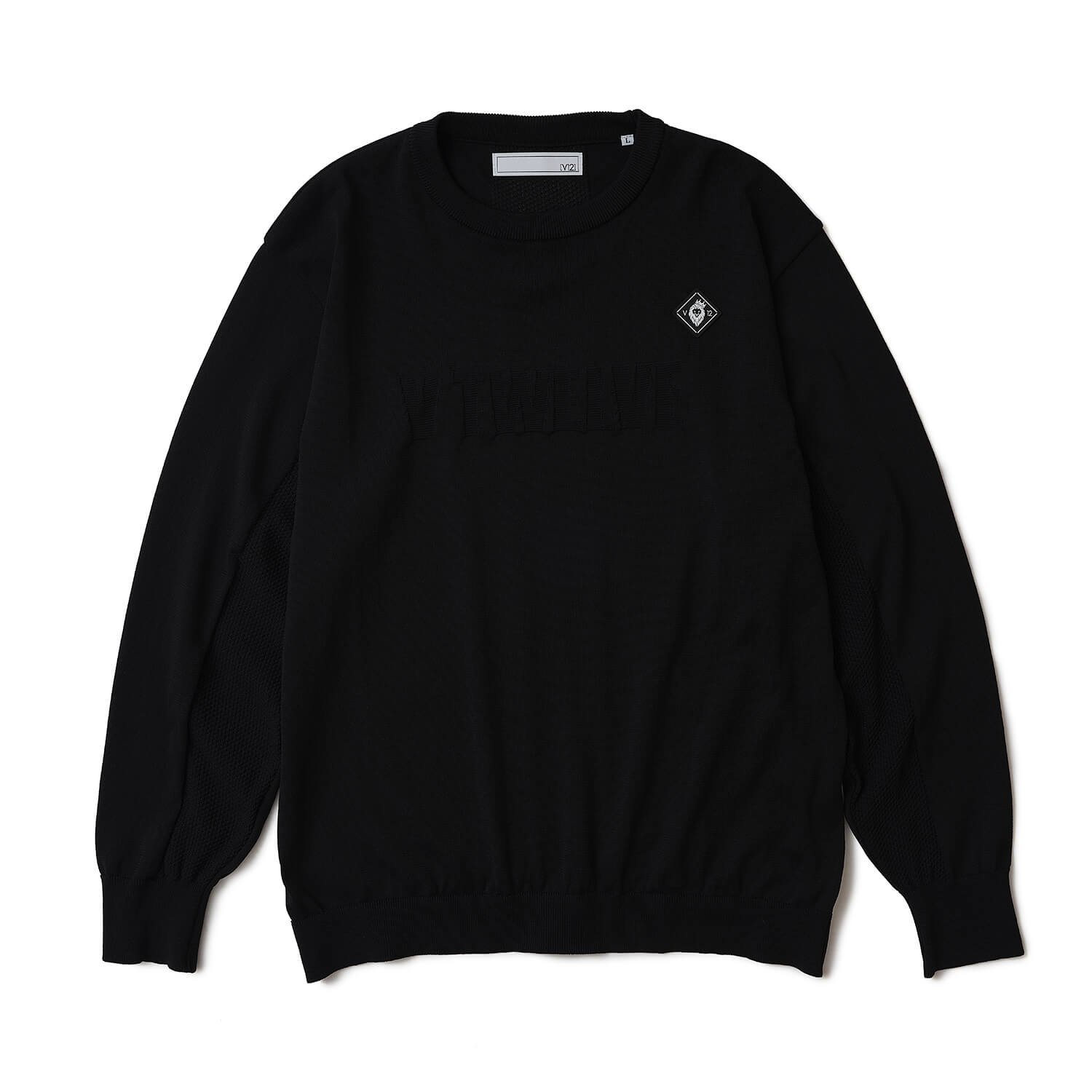 V12】V122510-KN01/DIMENSION KNIT/BK/L