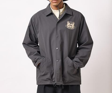 BOGEY LOUNGE】5L199-147BGコーチジャケット/M/CHARCOAL