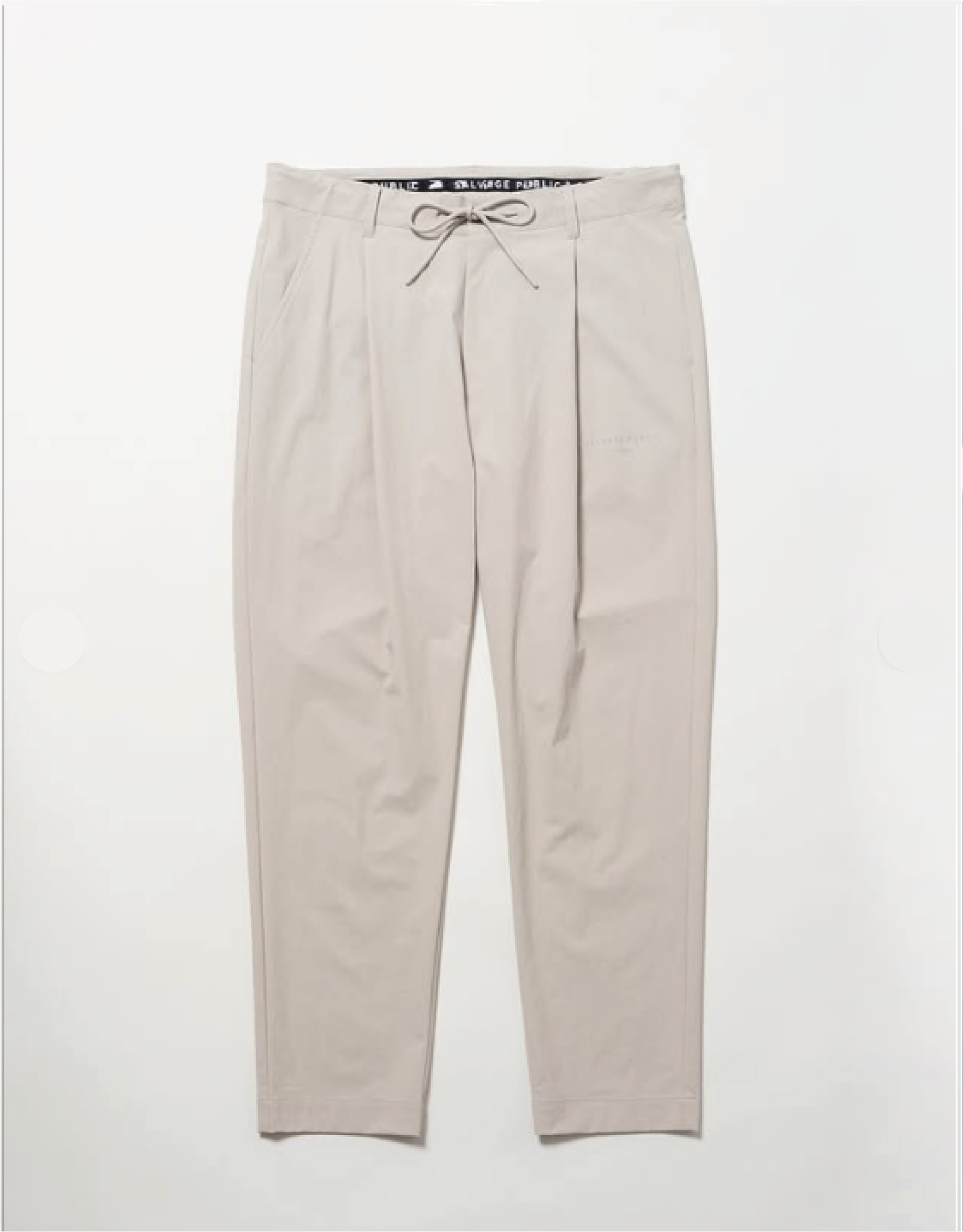 SALVAGE PUBLIC】SVKA5016/Makani Trousers/Ice Gray/M