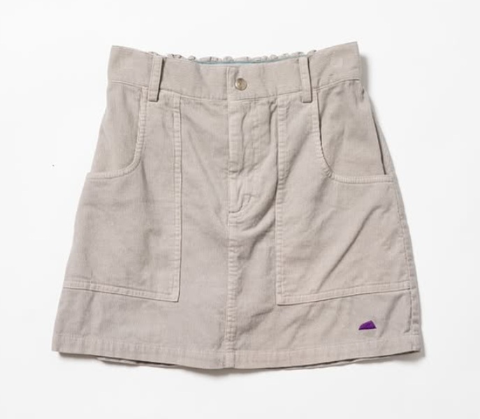 SALVAGE PUBLIC】SVKW001/Uka Corduroy Skirt/Silver Gray/S
