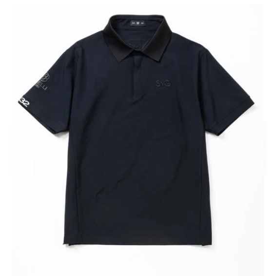 SY32】SYG-25SBOSE06BOSELLI LIGHT STRETCH POLO/XL/BK