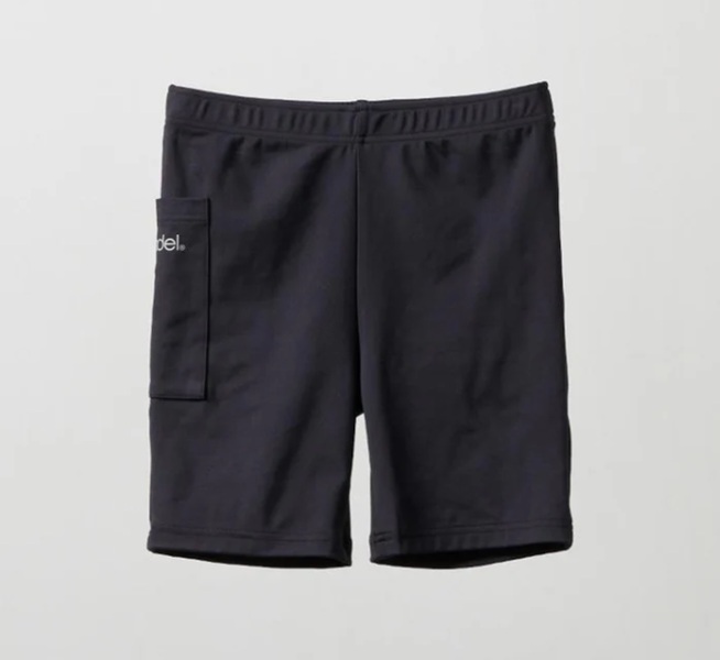 BANDEL】BNS-W6SSTLG-2-BK/Wショート丈ポケットレギンス/BK/S