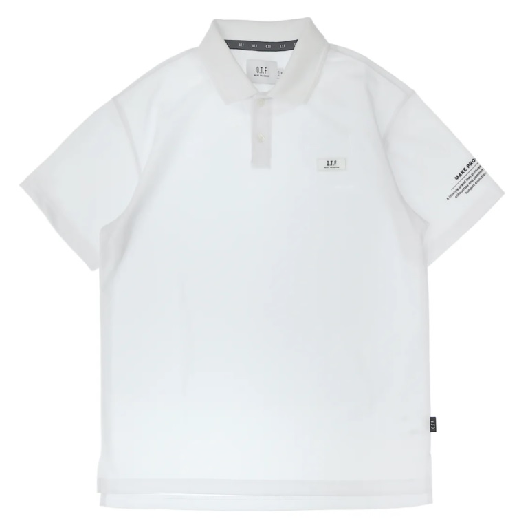 O.T.F】2251-10052/WOMEN SS OTF REGULAR POLO/WH/S