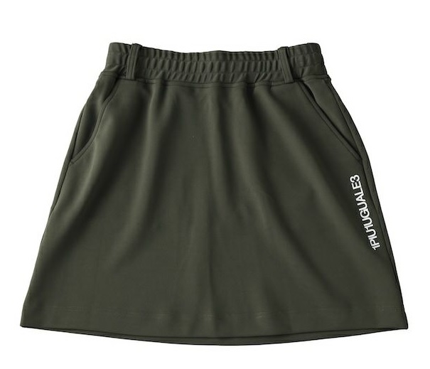 1PIU1UGUALE3】GSP105-GPU001/JERSEY SKIRT/L/KHA
