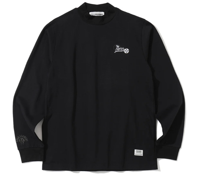 HORNGARMENT】HCM-6A-AA06/S/S TEE/BLACK/48(L)