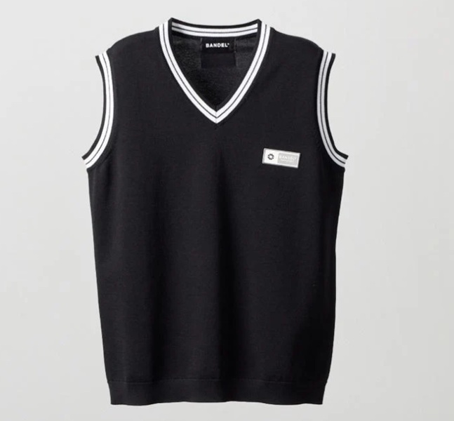 BANDEL】BGS-6SCKVT-5-BK/クールニットベスト/BK/XL