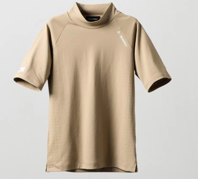 BANDEL】BGS-6SHPMC-5-SK/ヒートパンチングモック/SAND/XL