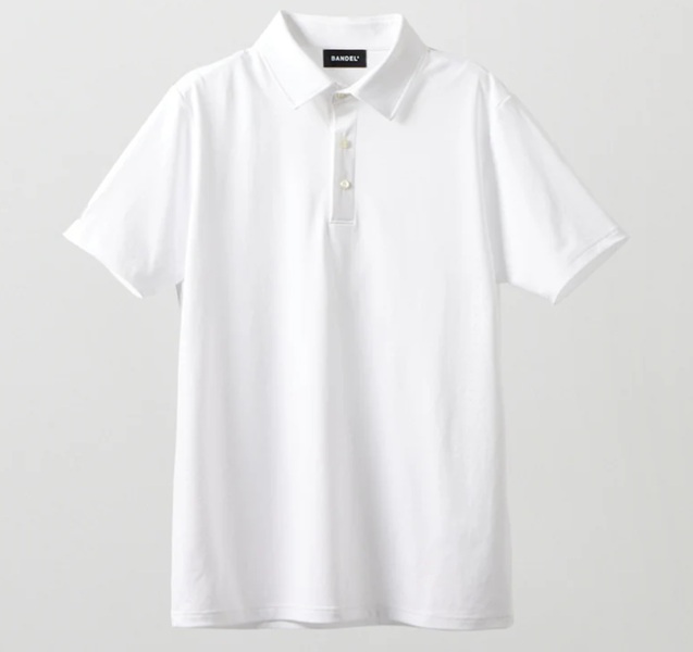 BANDEL】BGS-6SHPPL-5-WH/ヒートパンチングポロ/WH/XL