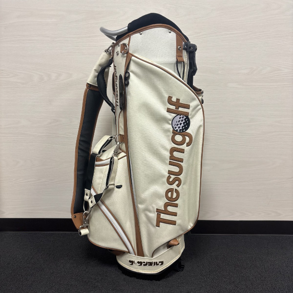 THESUNGOLF 】GeoGalaxy別注キャディバッグ/8.5インチ/オフホワイト