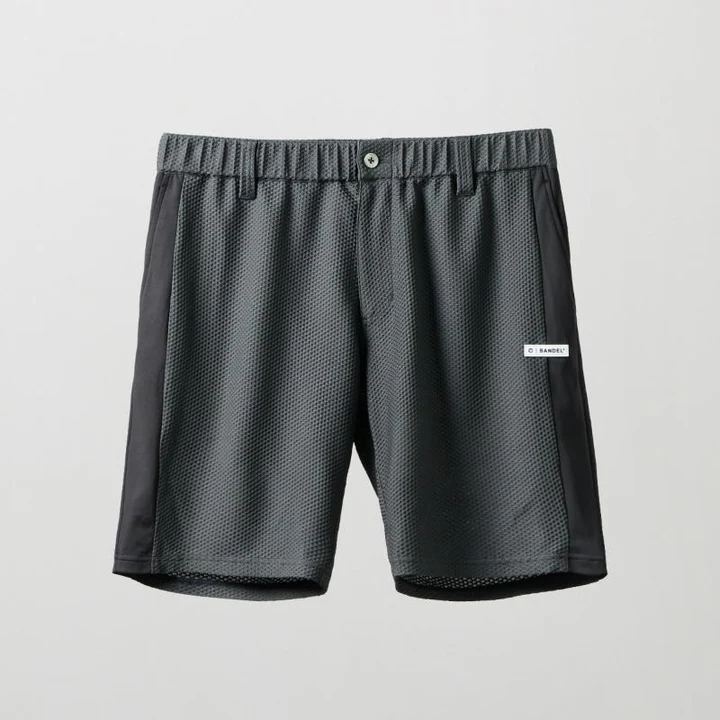 BANDEL】BGS-6SSWHP-6-GR/ドライワッフルハーフPT/チャコール/XXL