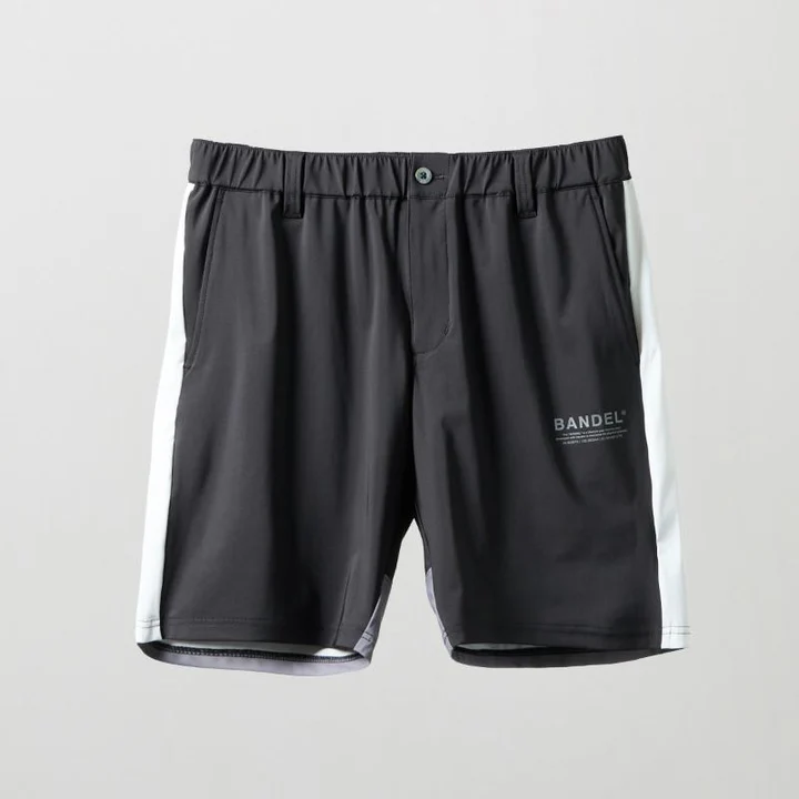 BANDEL】BGS-6SSCHP-4-BK/スウィッチハーフパンツ/ブラック×ホワイト×グレー/L