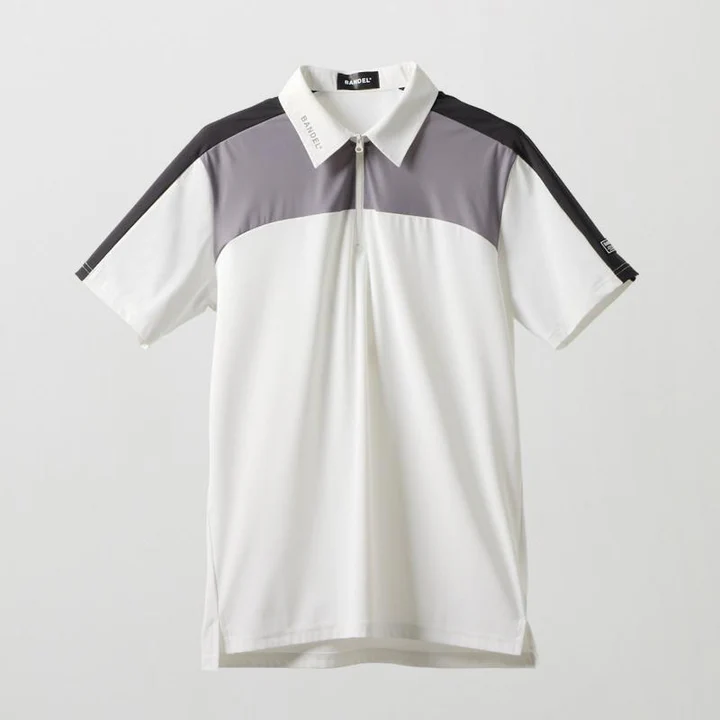 BANDEL】BGS-6SZSPL-5-WH/ヒートパンチングポロ/WH/XL