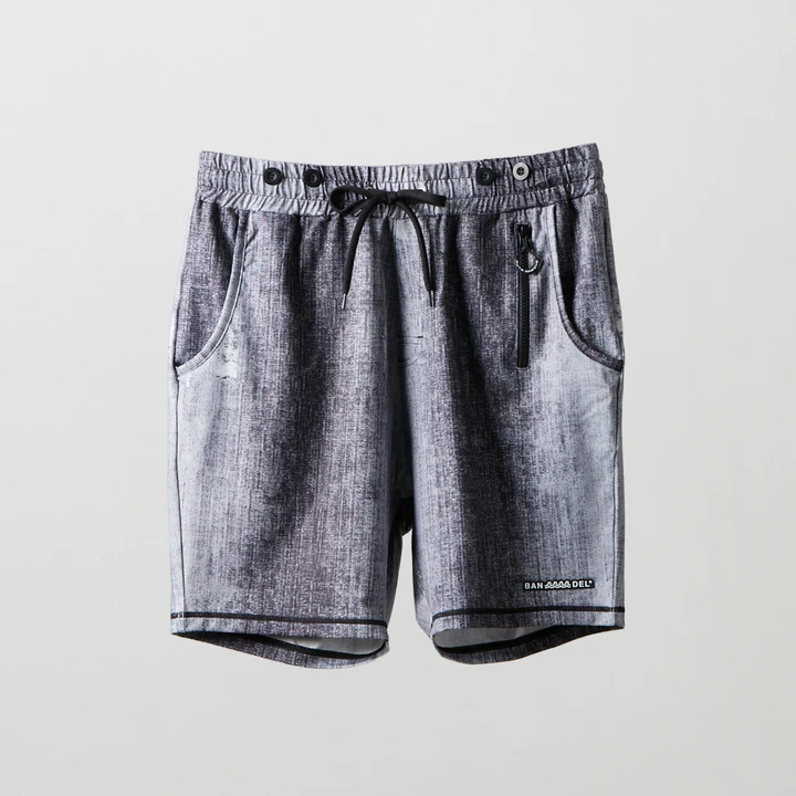 BANDEL】BM-6SRPT002-4-BK/BANDEL×mutaデニムラッシュパンツ/ブラック/L