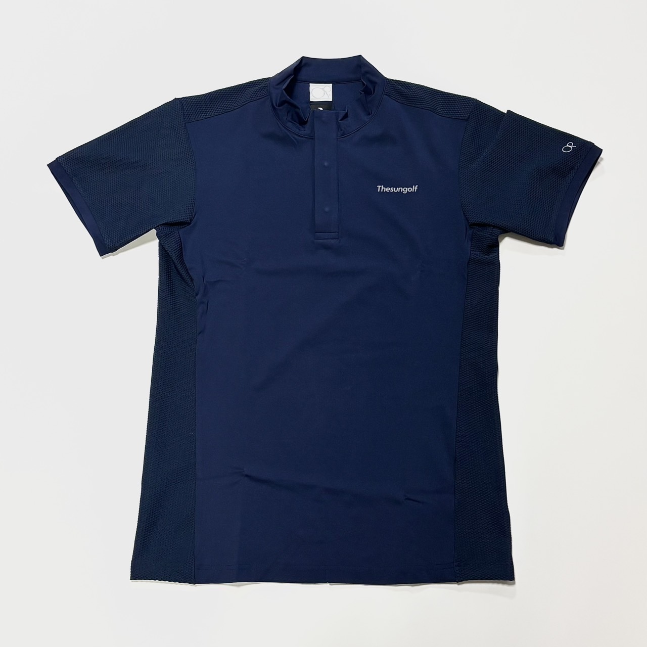 THESUNGOLF】TSGAP01/ TIGHT MOCK SHIRTS/M/NAV