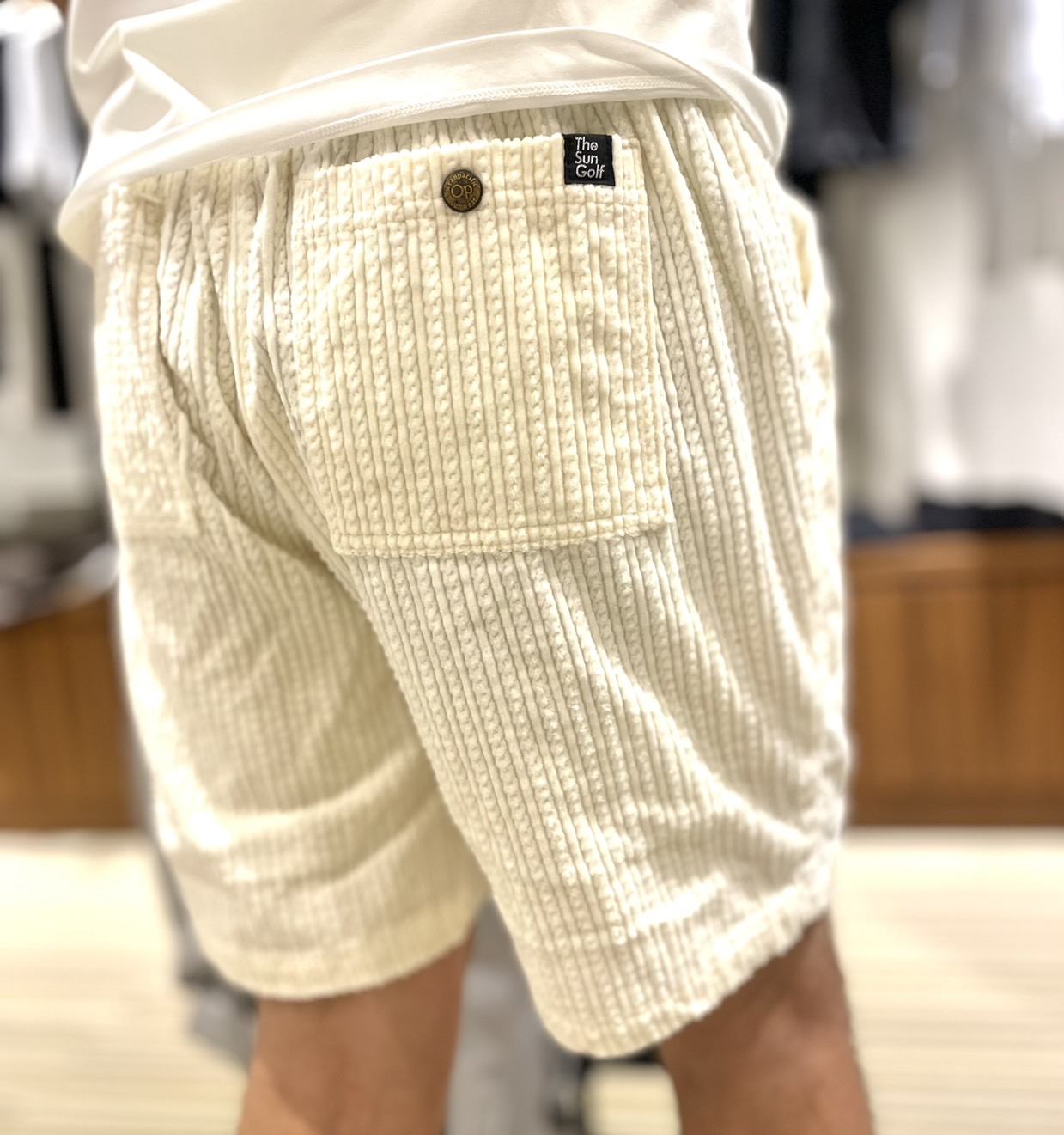 THESUNGOLF】25OPE9/OP SHORTS ロープコーデュロイ/M/WH