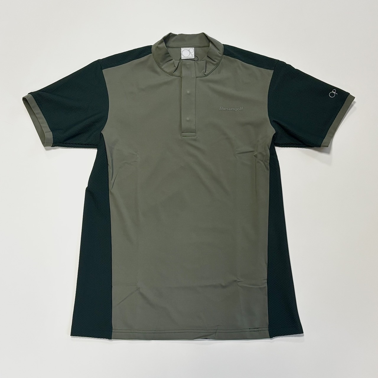 THESUNGOLF】TSGAP01/ TIGHT MOCK SHIRTS/L/OLIVE