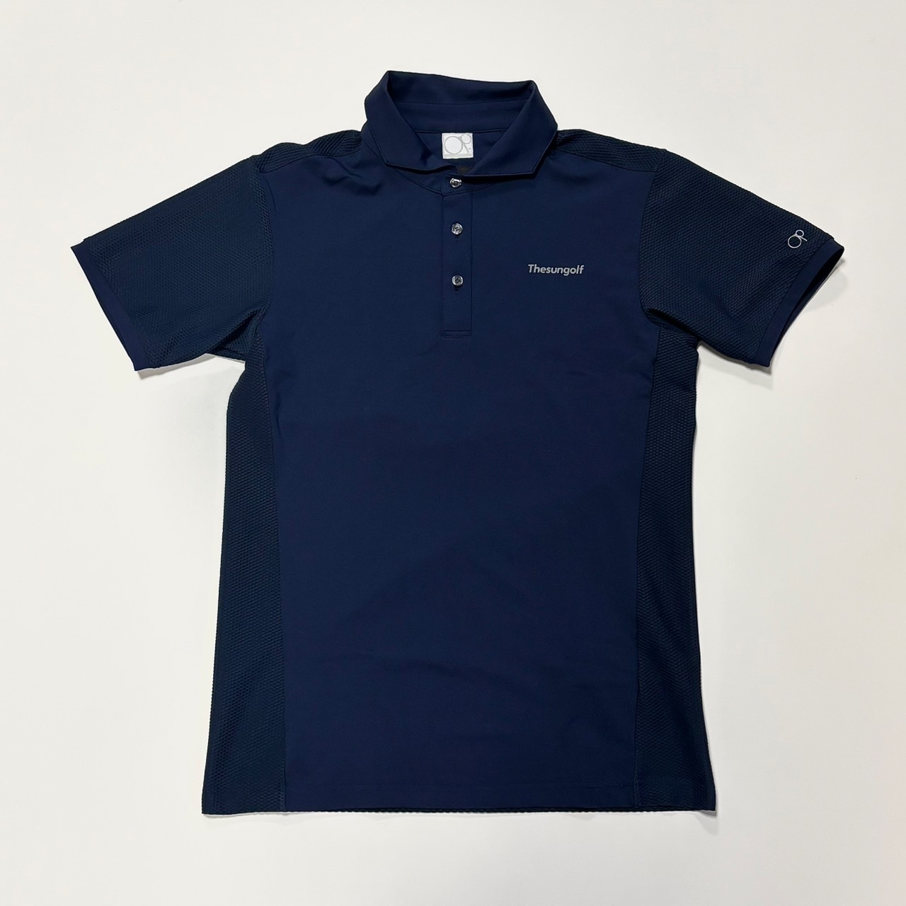 THESUNGOLF】TSGAP02/ TIGHT POLO SHIRTS/M/NAV