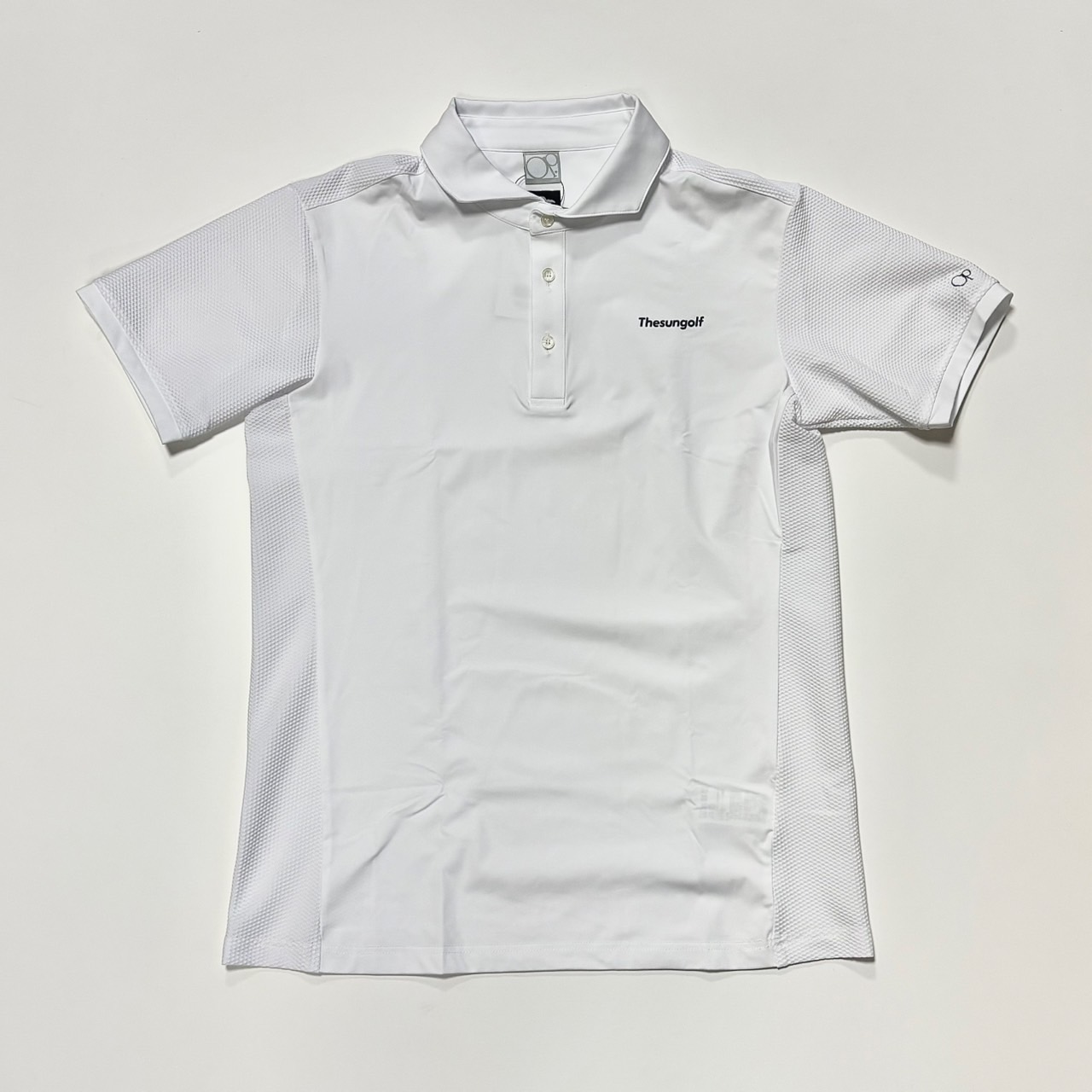 THESUNGOLF】TSGAP02/ TIGHT POLO SHIRTS/XL/WHT