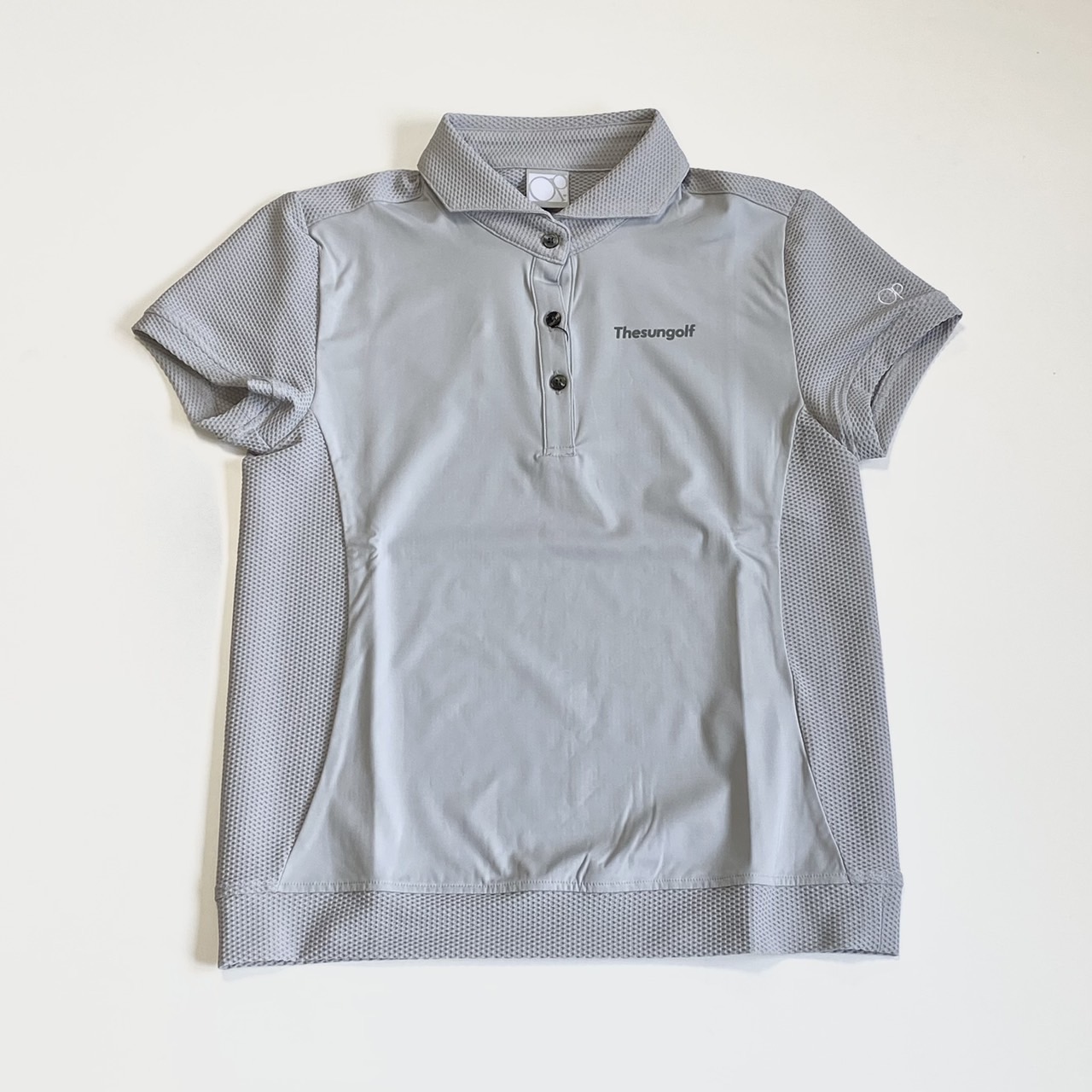 THESUNGOLF】TSGAP13/LADYS POLO SHIRTS/M/LGR