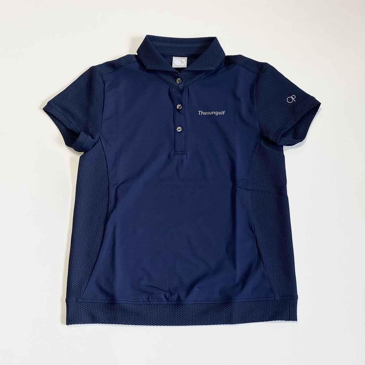 THESUNGOLF】TSGAP13/LADYS POLO SHIRTS/M/NAV