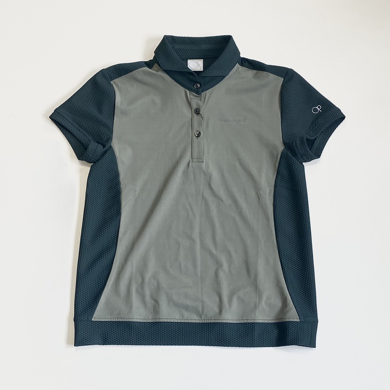 THESUNGOLF】TSGAP13/LADYS POLO SHIRTS/S/OLIVE