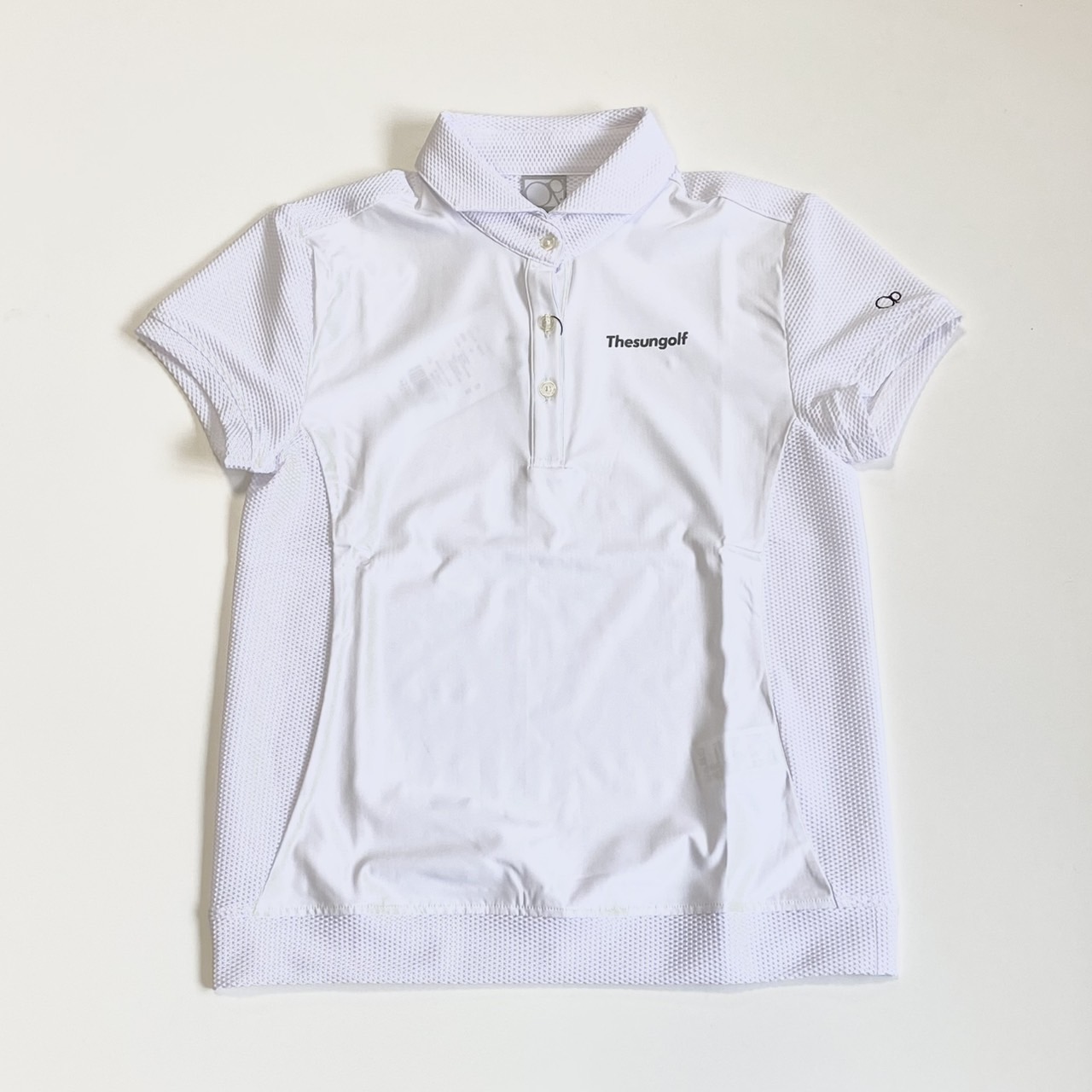 THESUNGOLF】TSGAP13/LADYS POLO SHIRTS/S/WHT
