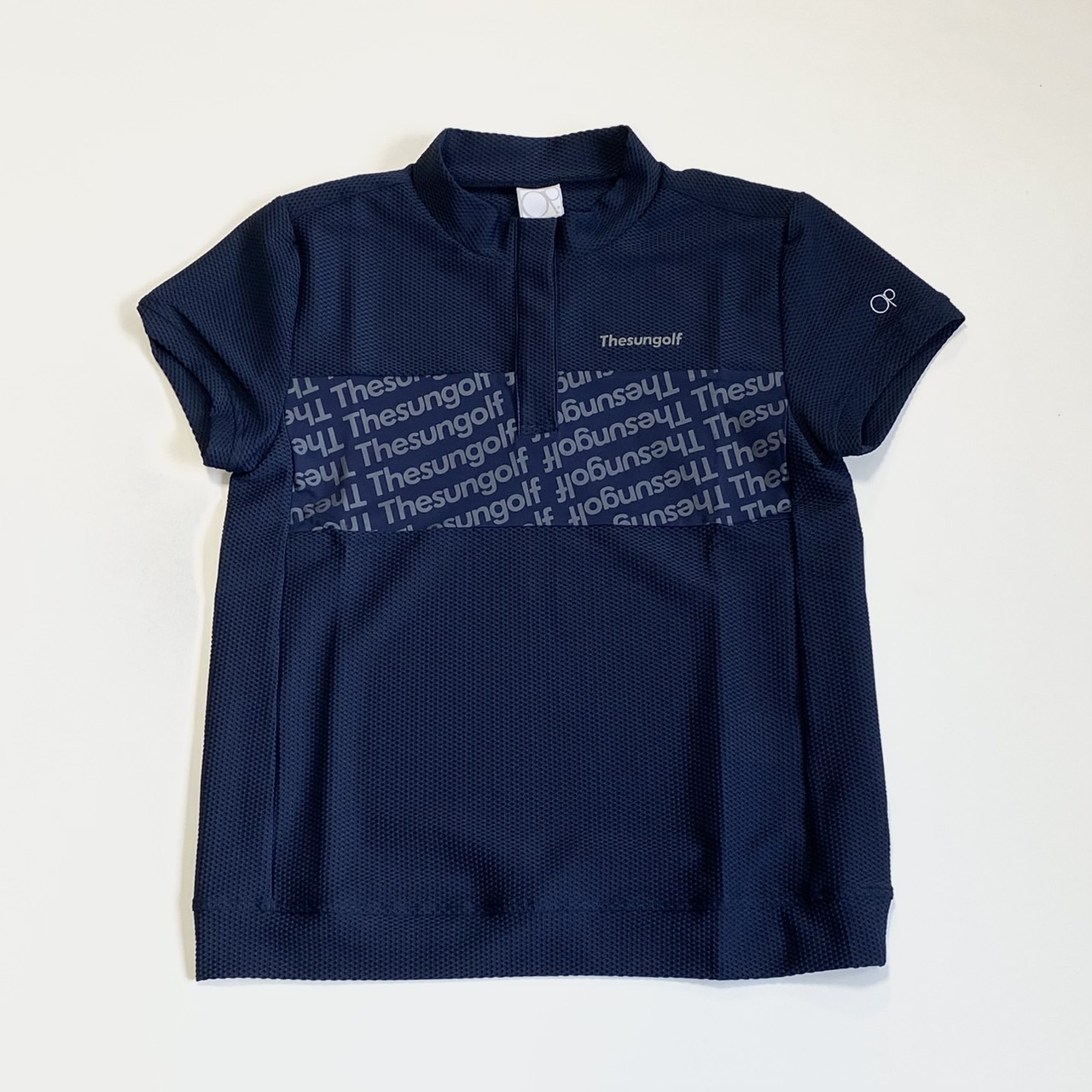 THESUNGOLF】TSGAP14/LADYS MOCK SHIRTS/M/NAV