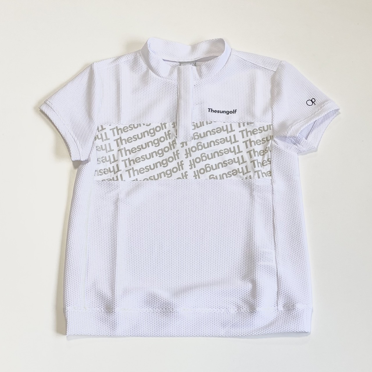 THESUNGOLF】TSGAP14/LADYS MOCK SHIRTS/M/WHT
