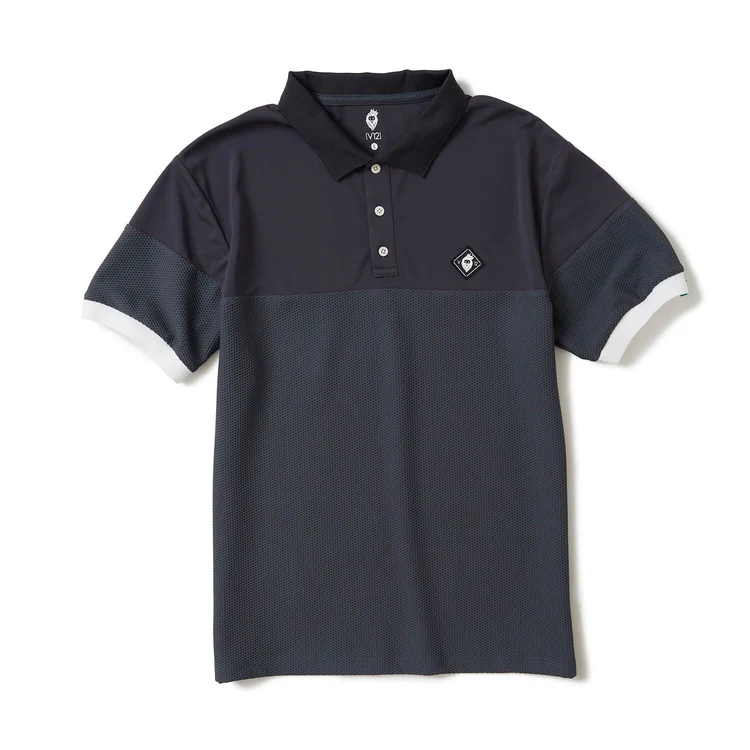 V12】V122610-PL01/AIRY AWA POLO/XL/GY