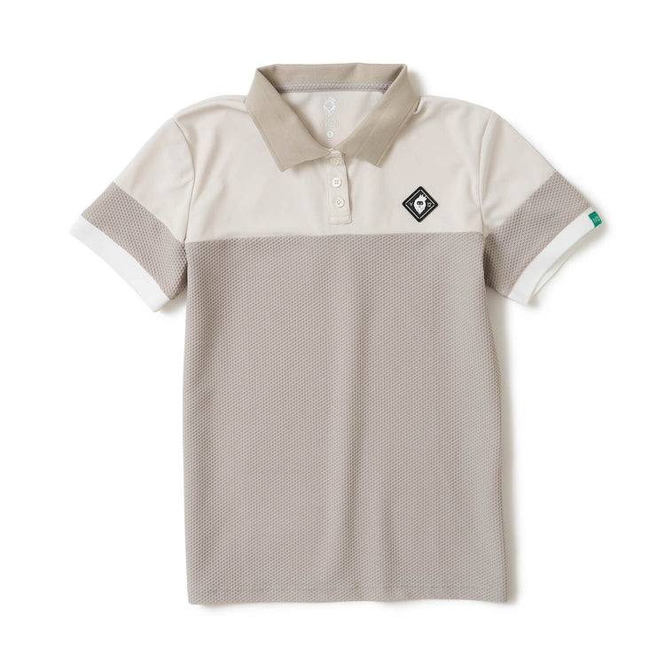 V12】V122610-PL01/AIRY AWA POLO/1/BEI
