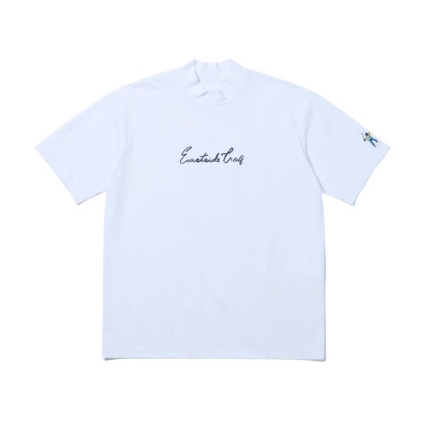 EastsideGolf】 9601-9004G/SCRIPT MOCK NECK/L/WH