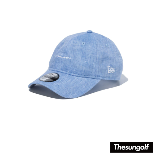 NEWERA】13059342　[930 HR LOGO LINEN CHAM SAX SWHI]