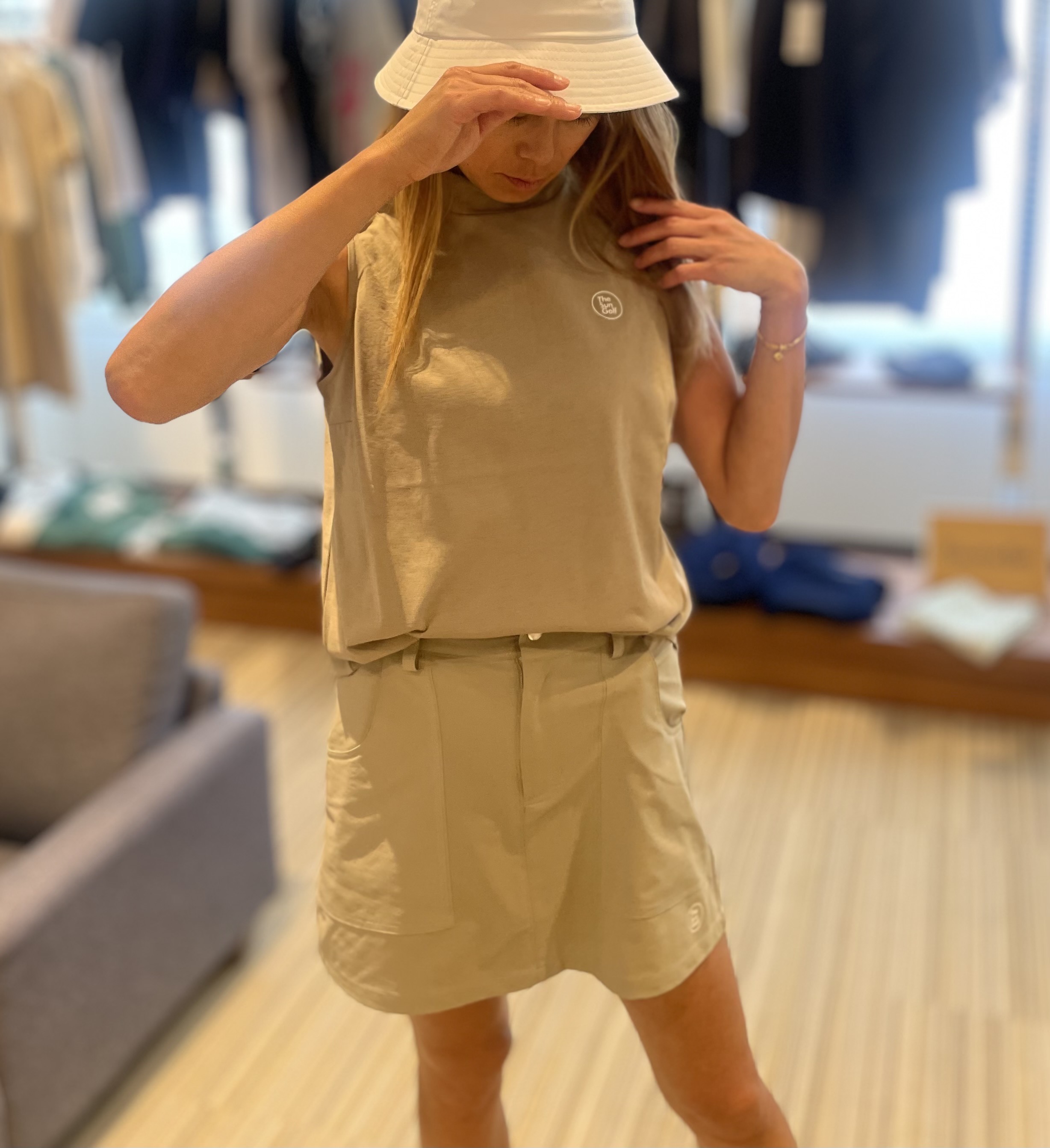 THESUNGOLF】SG-25SK01/Womens skirt/M/BEI