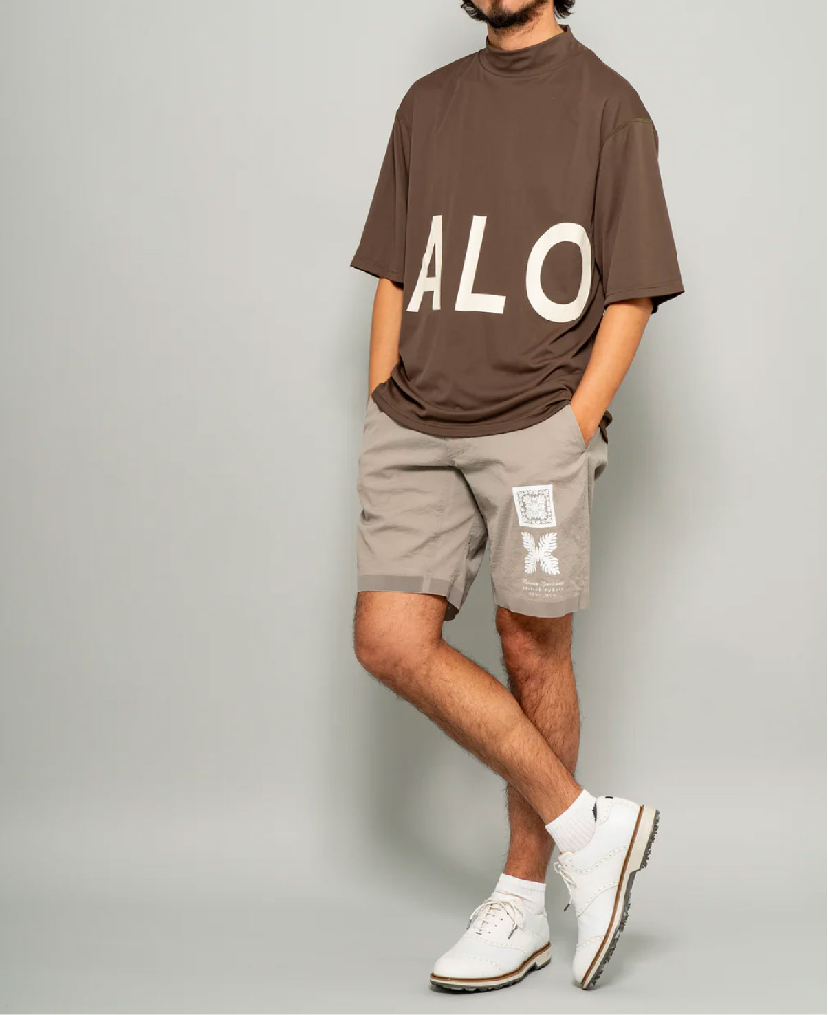 SALVAGE PUBLIC】SVKA5003/Palulu Mockneck S/S/OLI/L