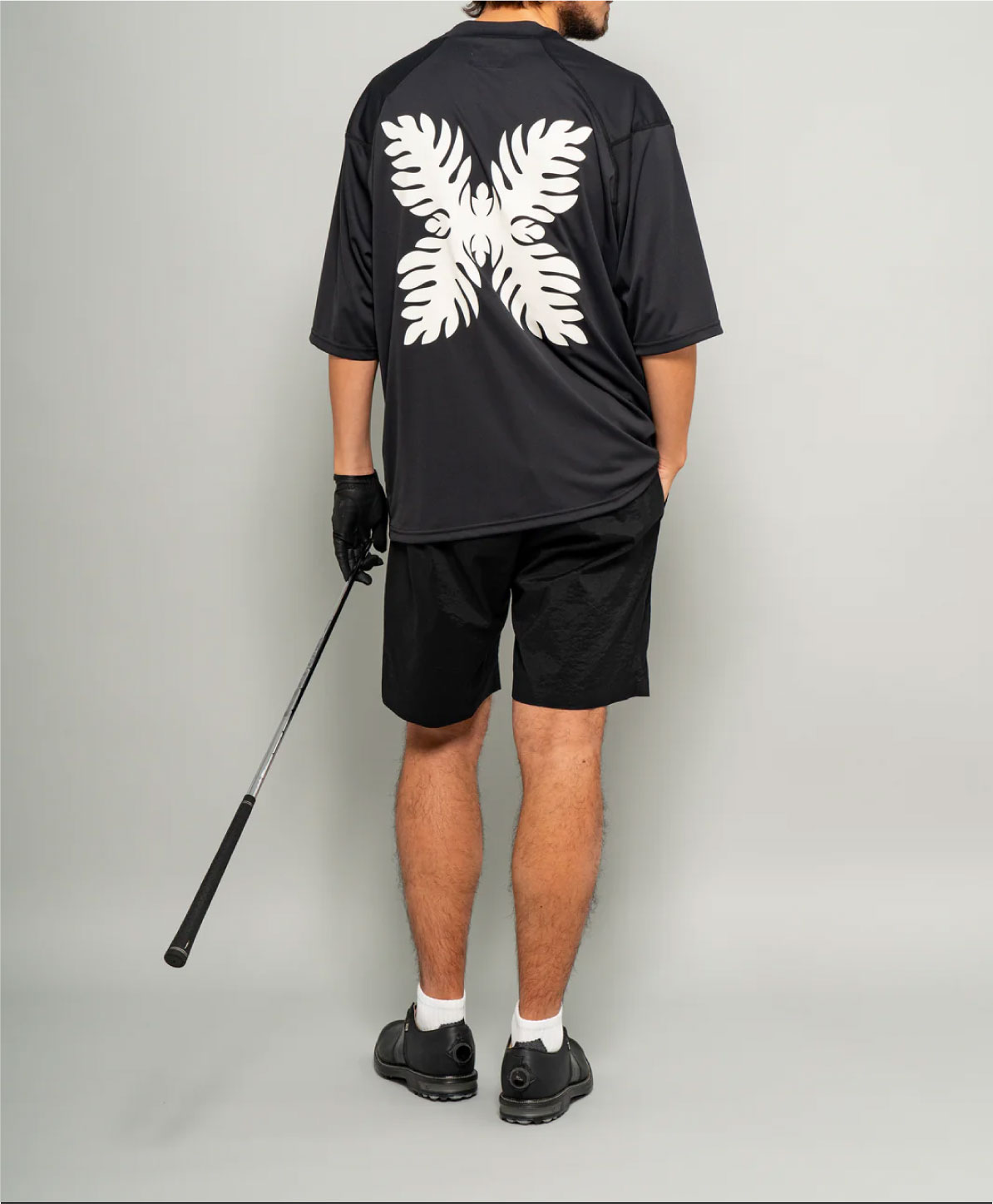 SALVAGE PUBLIC】SVKA5002/Palulu Mockneck S/S/BK/XL