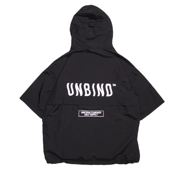 UNBIND】UN2227/RAIN ANORAK/BK/L
