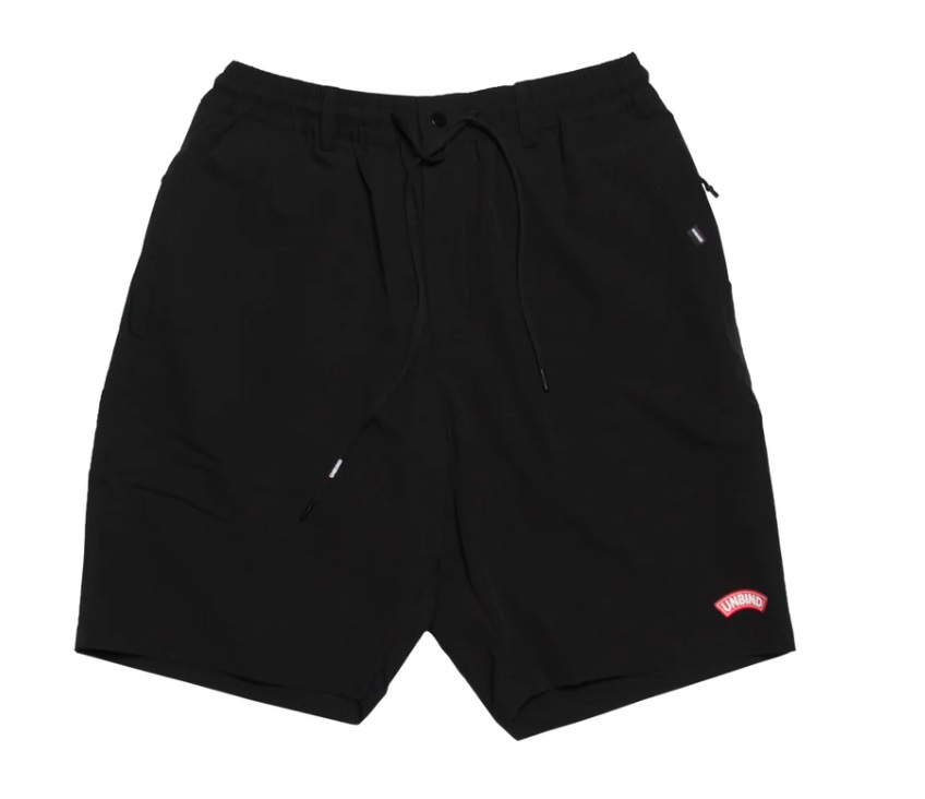 UNBIND】UN2224/LIGHT FLEX SHORTS/BK/S