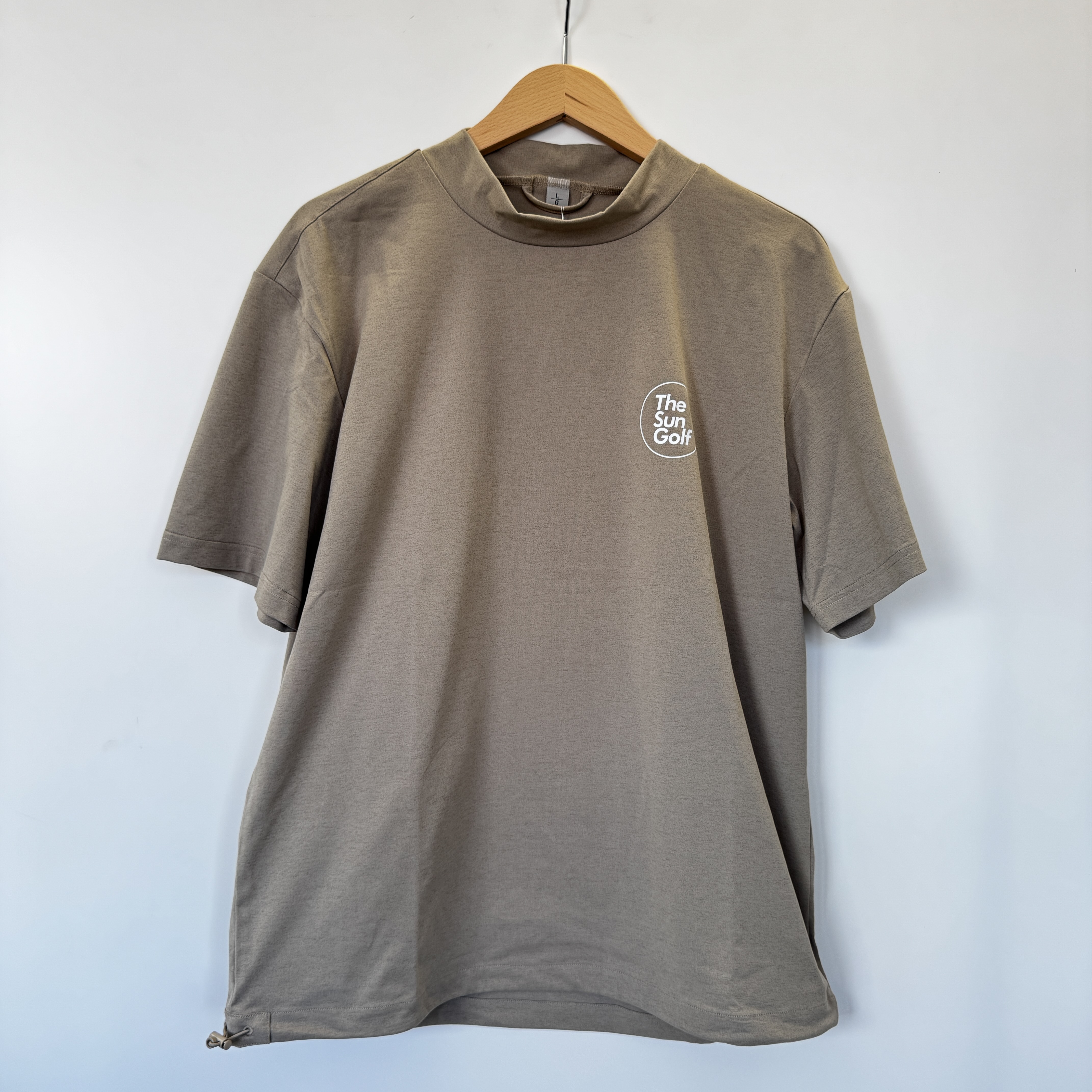THESUNGOLF】SG-25PL07/Mock NECK/XL/BEI