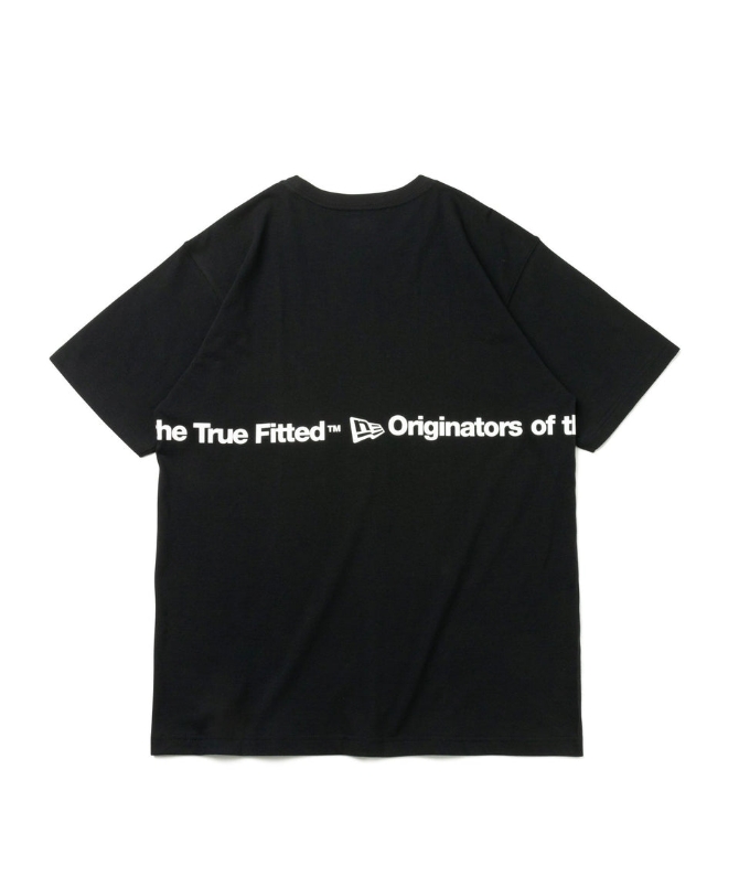 半袖 コットン Tシャツ Originators of the True Fitted ブラック リラックスフィット