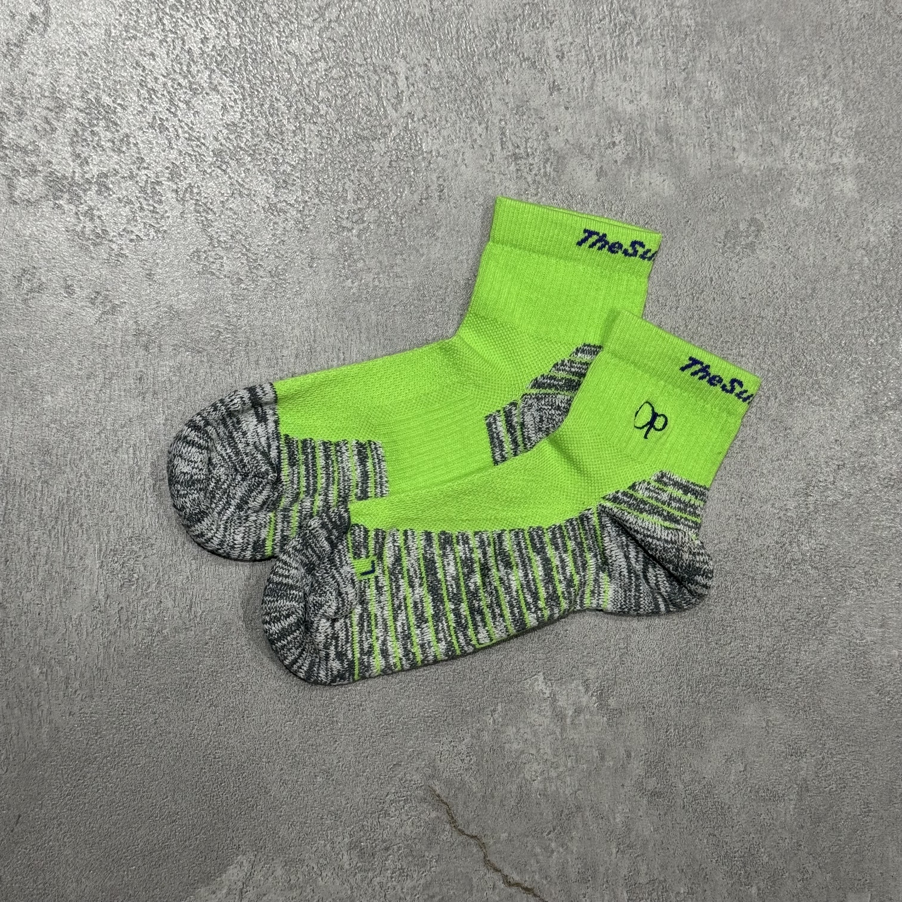 THESUNGOLF】TSGSK001/LOGO SOCKS/F/GREEN