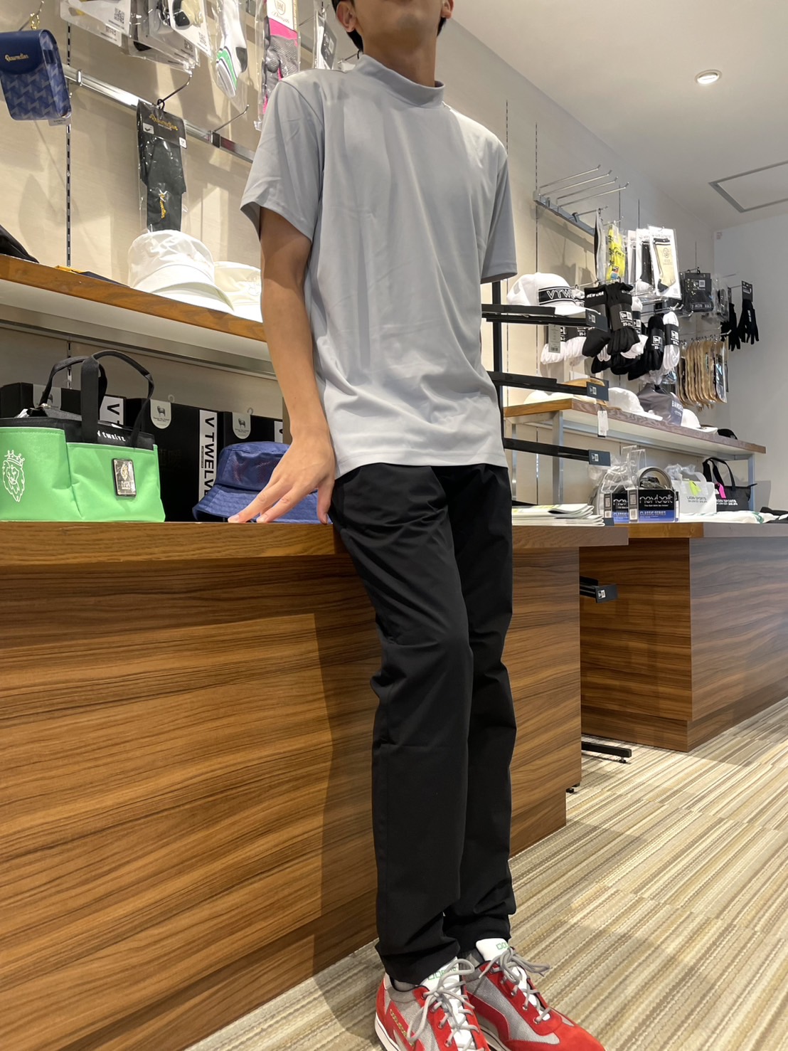 THESUNGOLF】PSSUNB2505/ロングPT/XL/BK