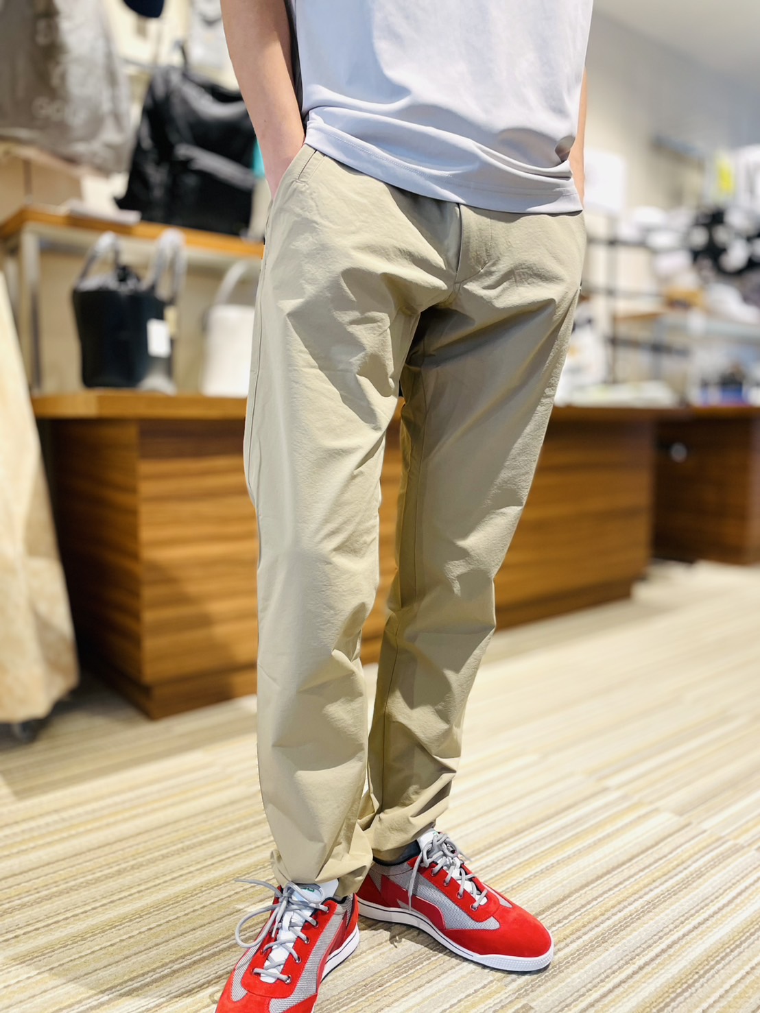 THESUNGOLF】PSSUNB2505/ロングPT/M/BEI