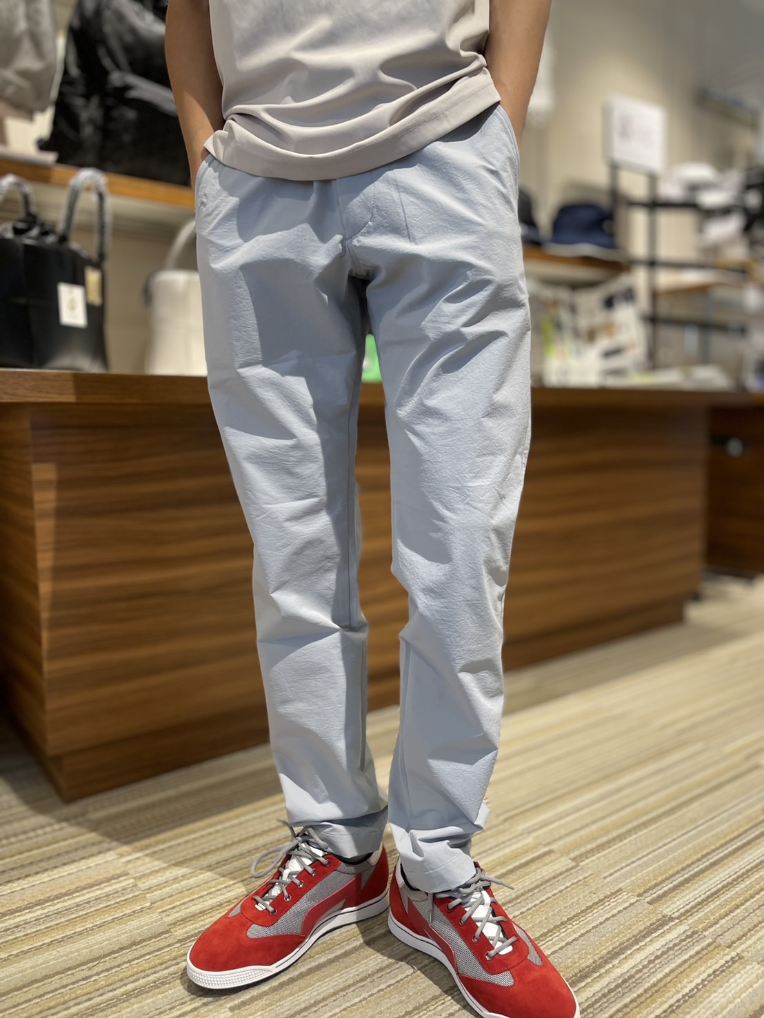 THESUNGOLF】PSSUNB2505/ロングPT/M/GY