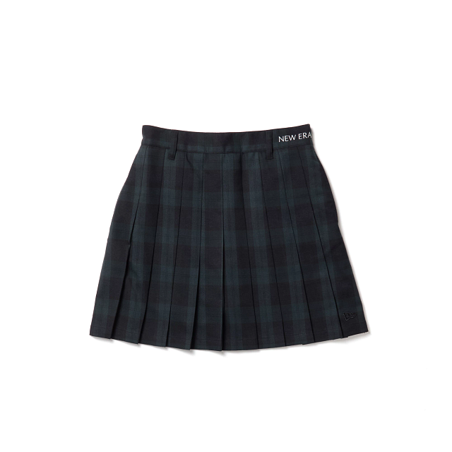 NEWERA】15129395/GFW PLEATS SKT WAIST LOGO PLAID/チェック/M